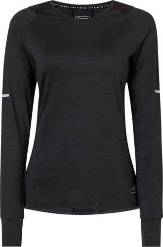 Energetics Da.-Langarmshirt Evii L/S W - melange/black/black