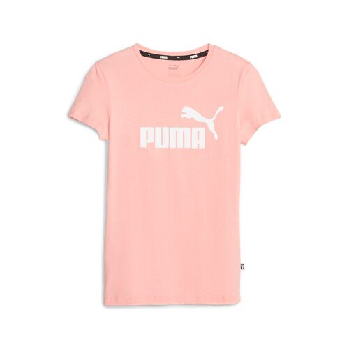 Puma Ess Metallic Logo Tee - peach smoothie | T-Shirts / Tanks direkt  bestellen