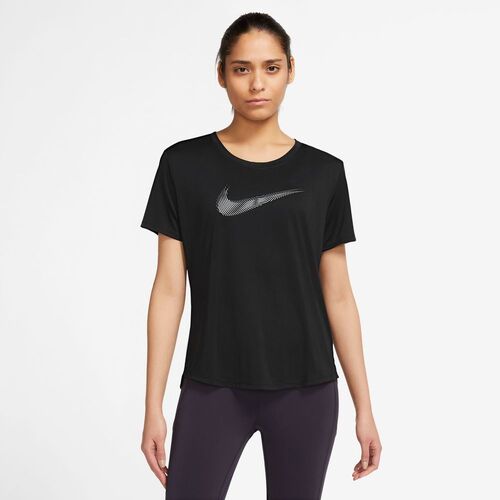Nike Dri-FIT Swoosh Kurzarm-Laufoberteil f�r Damen
