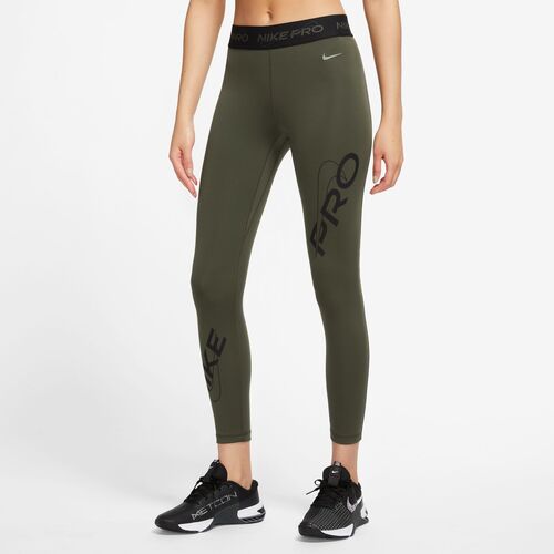 Nike Pro 7/8-Tights mit mittelhohem Bund und Grafik f�r Damen