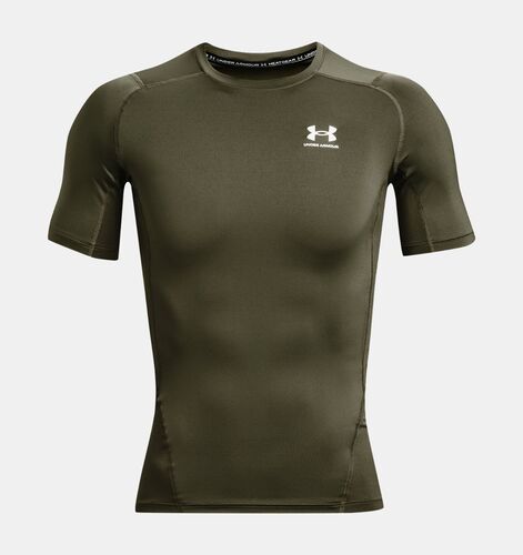 Under Armour Ua Hg Armour Comp Ss - marine od green