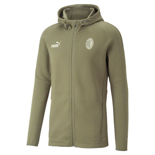 Puma Acm Casuals Hoody Jkt - dark green moss-spring moss