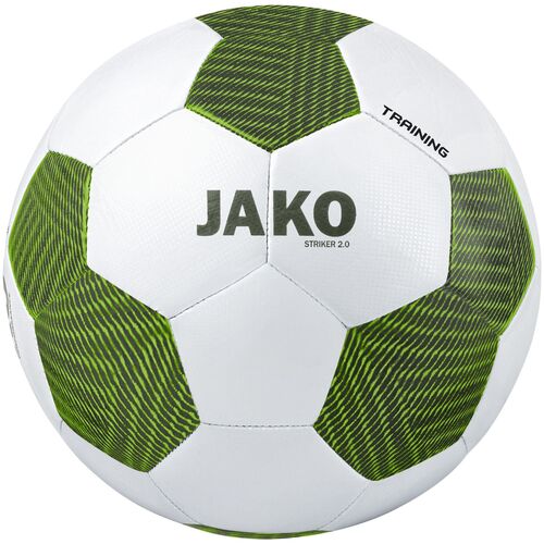 Jako Trainingsball Striker 2.0 - wei�/khaki/neongr�n