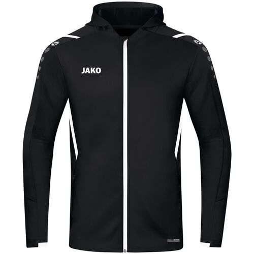 Jako Trainingsjacke Challenge Mit Kapuze - schwarz/wei�