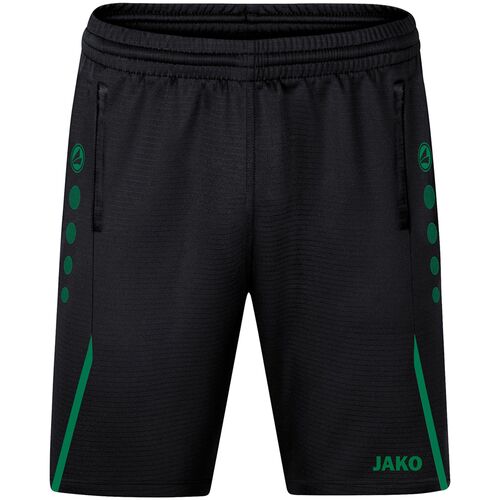 Jako Trainingsshort Challenge - schwarz/sportgr�n