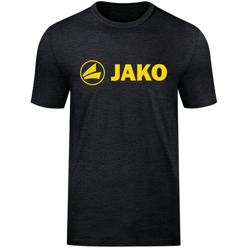 Jako T-Shirt Promo - schwarz meliert/citro