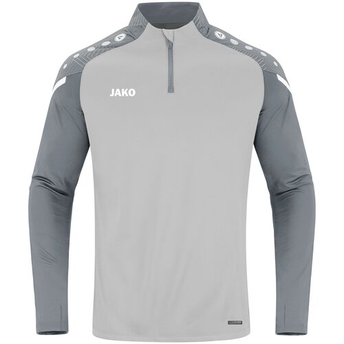 Jako Ziptop Performance - soft grey/steingrau
