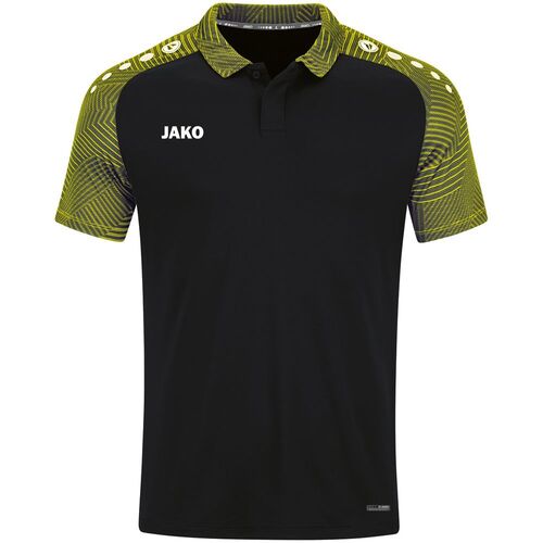 Jako Polo Performance - schwarz/soft yellow