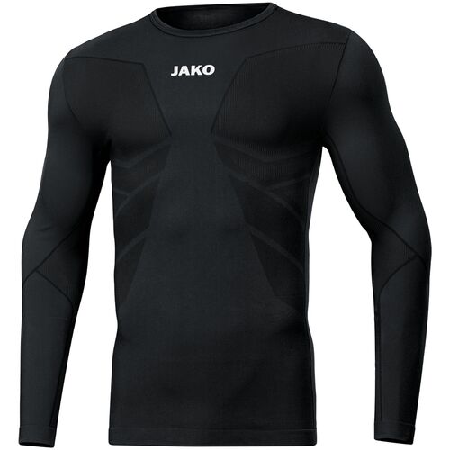 Jako Longsleeve Comfort Recycelt - schwarz