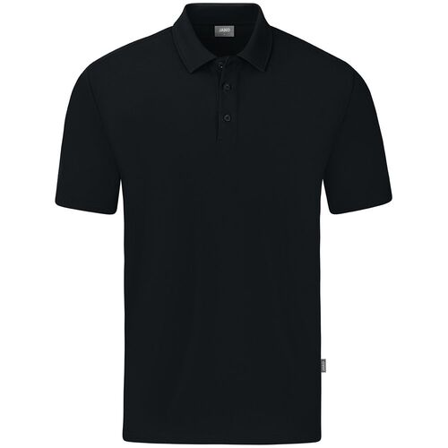 Jako Polo Organic Stretch - schwarz