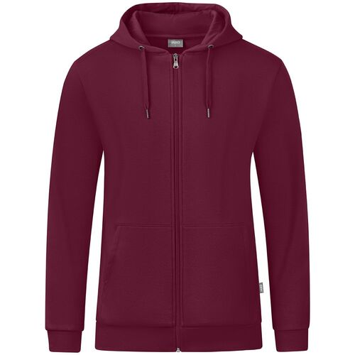 Jako Kapuzenjacke Organic - maroon