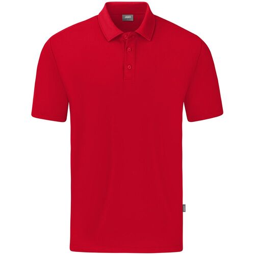 Jako Polo Organic Stretch - rot