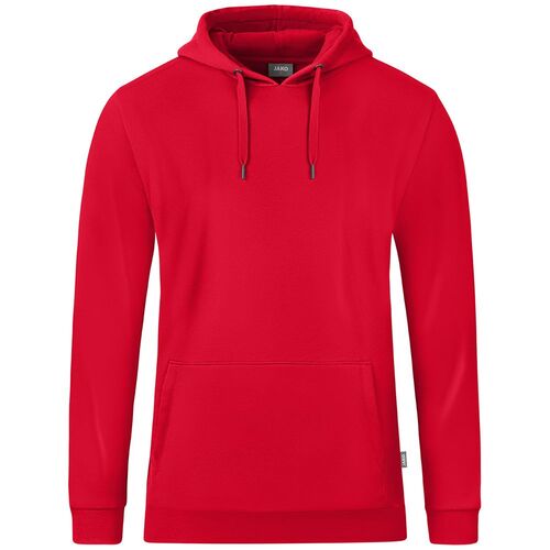 Jako Kapuzensweat Organic - rot