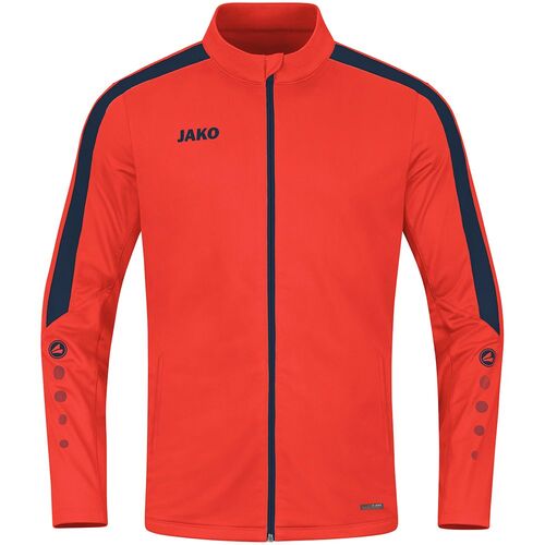 Jako Polyesterjacke Power - flame/marine