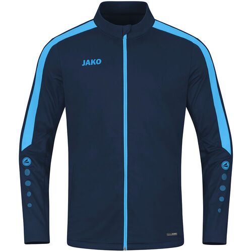Jako Polyesterjacke Power - marine/skyblue