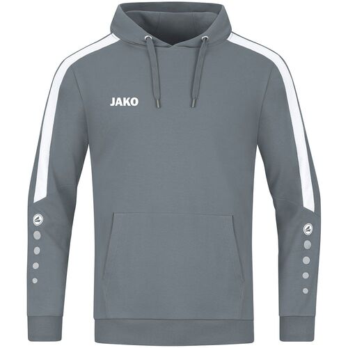 Jako Kapuzensweat Power - steingrau