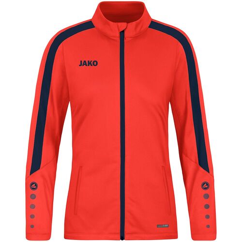 Jako Polyesterjacke Power - flame/marine