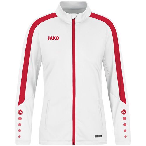 Jako Polyesterjacke Power - wei�/rot
