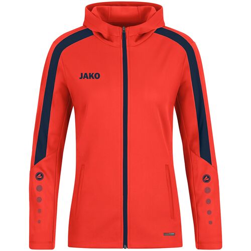 Jako Kapuzenjacke Power - flame/marine