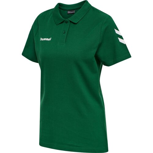 Hummel HMLGO COTTON POLO WOMAN - evergreen