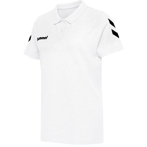 Hummel HMLGO COTTON POLO WOMAN - white