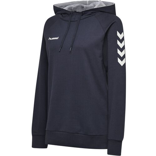 Hummel HMLGO COTTON HOODIE WOMAN - marine