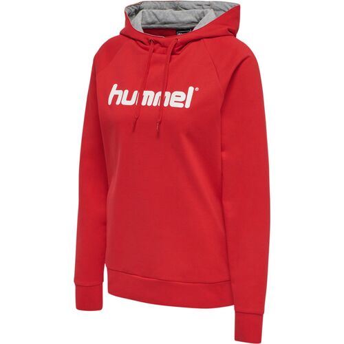 Hummel Hmlgo Cotton Logo Hoodie Woman - true red
