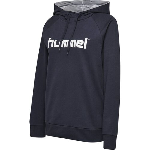 Hummel Hmlgo Cotton Logo Hoodie Woman - marine