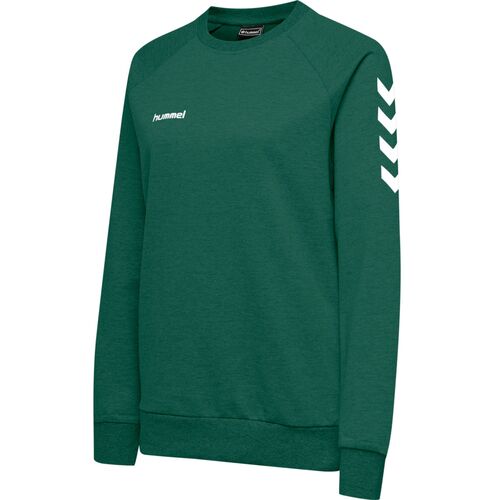 Hummel Hmlgo Cotton Sweatshirt Woman - evergreen