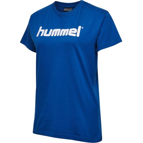 Hummel HMLGO COTTON LOGO T-SHIRT WOMAN S/S - true blue