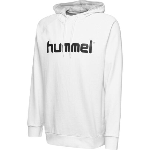 Hummel HMLGO COTTON LOGO HOODIE - white