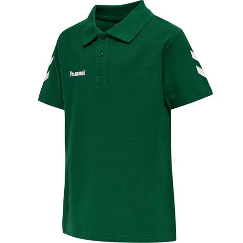Hummel Hmlgo Kids Cotton Polo - evergreen