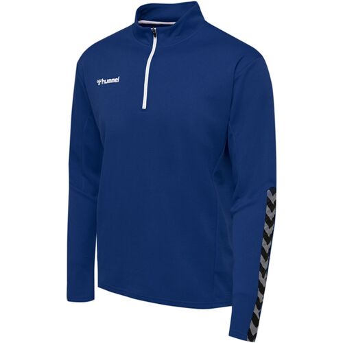 Hummel Hmlauthentic Half Zip Sweatshirt - true blue