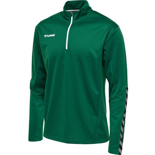 Hummel Hmlauthentic Kids Half Zip Sweatshi - evergreen