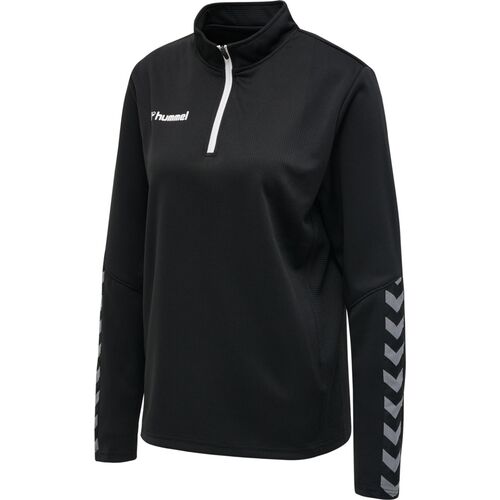 Hummel Hmlauthentic Half Zip Sweatshirt Wo - black/white