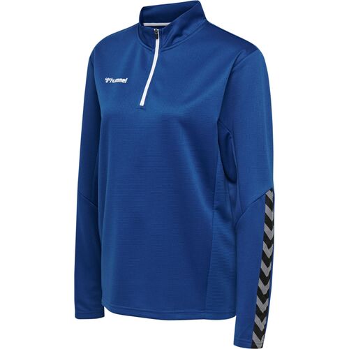 Hummel Hmlauthentic Half Zip Sweatshirt Wo - true blue