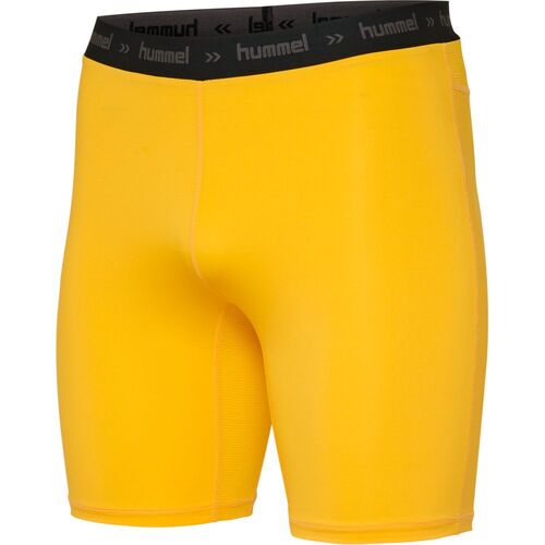 Hummel Hml First Performance Kids Tight Shorts - sports yellow