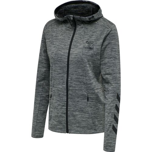 Hummel Hmlselby Zip Hoodie - dark grey melange