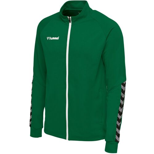 Hummel Hmlauthentic Poly Zip Jacket - evergreen