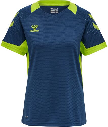 Hummel Hmllead S/S Poly Jersey Women - dark denim