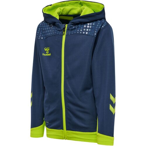 Hummel Hmllead Zip Poly Hoodie Kids - dark denim