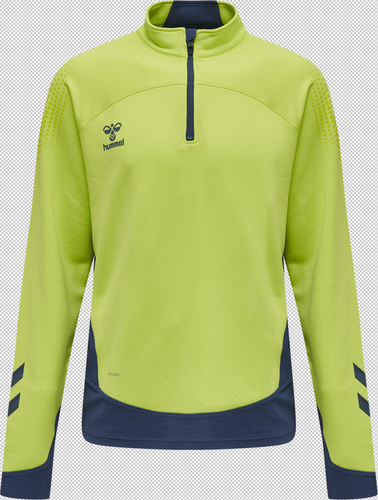 Hummel Hmllead Half Zip Kids - lime punch