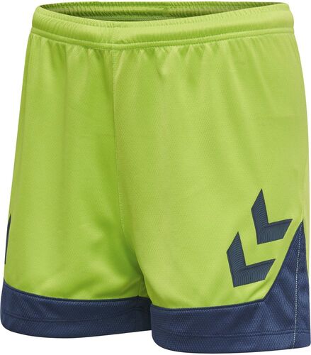 Hummel Hmllead Womens Poly Shorts - lime punch