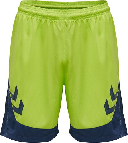 Hummel Hmllead Poly Shorts - lime punch