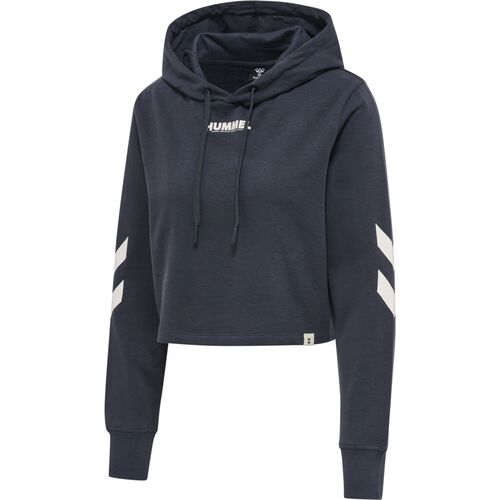 Hummel Hmllegacy Woman Cropped Hoodie - blue nights