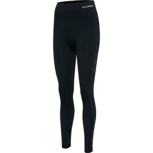 Hummel Hmlclea Seamless Mid Waist Tights - black melange
