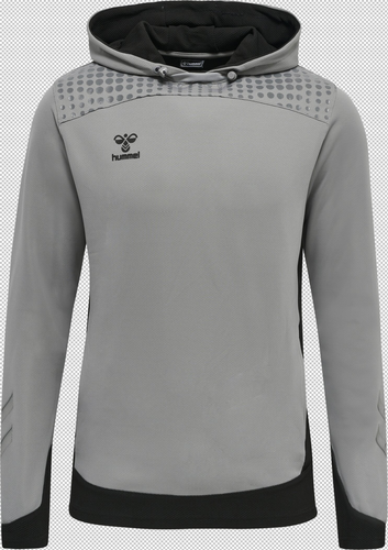 Hummel Hmllead Poly Hoodie - grey melange