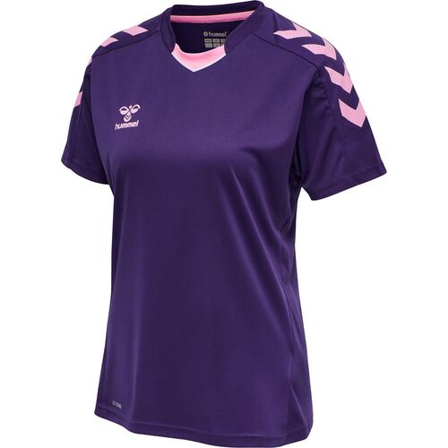 Hummel Hmlcore Xk Poly Jersey S/S Woman - acai