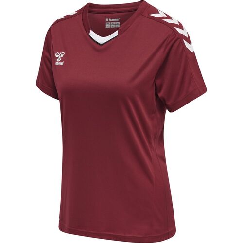 Hummel Hmlcore Xk Poly Jersey S/S Woman - maroon