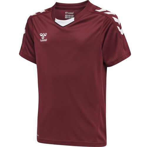 Hummel Hmlcore Xk Poly Jersey S/S Kids - maroon